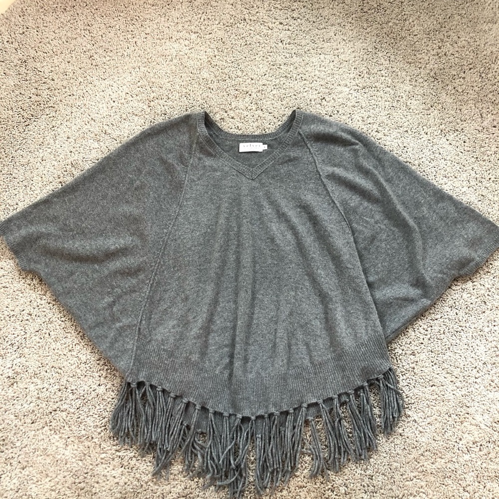 Velvet Brand Grey Cashmere Sweater